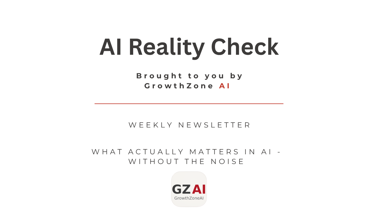 AI Reality Check — Issue 5 — What Actually Mattered This Week