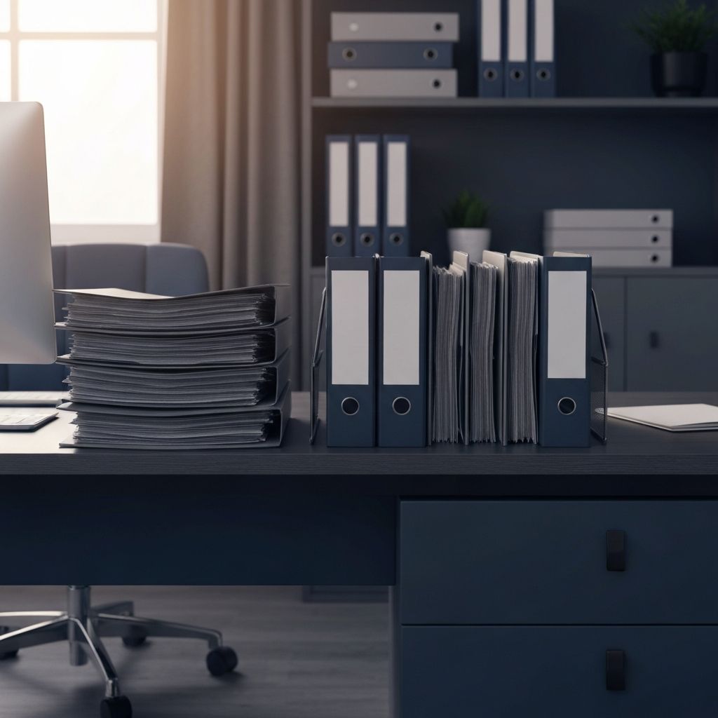 School business manager using safe AI support for school office admin